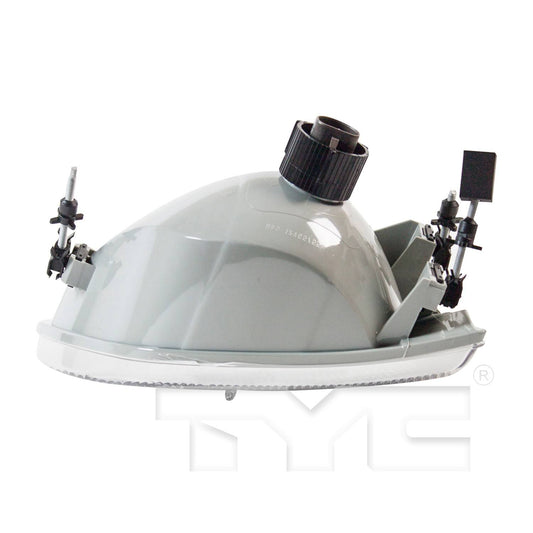 Top View of Left Headlight Assembly TYC 20-3520-80