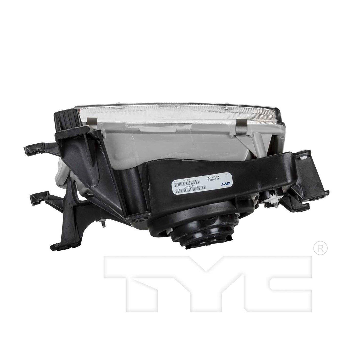 Bottom View of Left Headlight Assembly TYC 20-3556-00