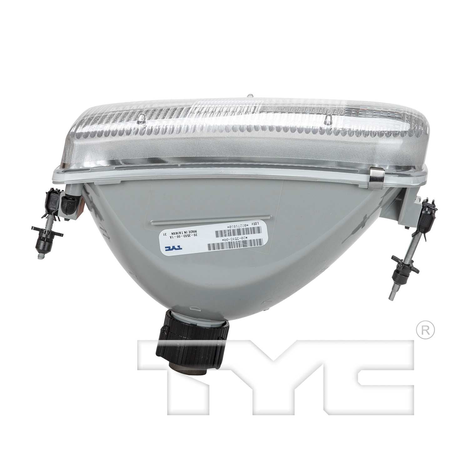 Bottom View of Right Headlight Assembly TYC 20-3593-00