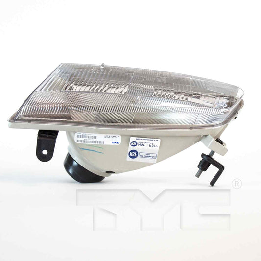 Top View of Left Headlight Assembly TYC 20-3598-00