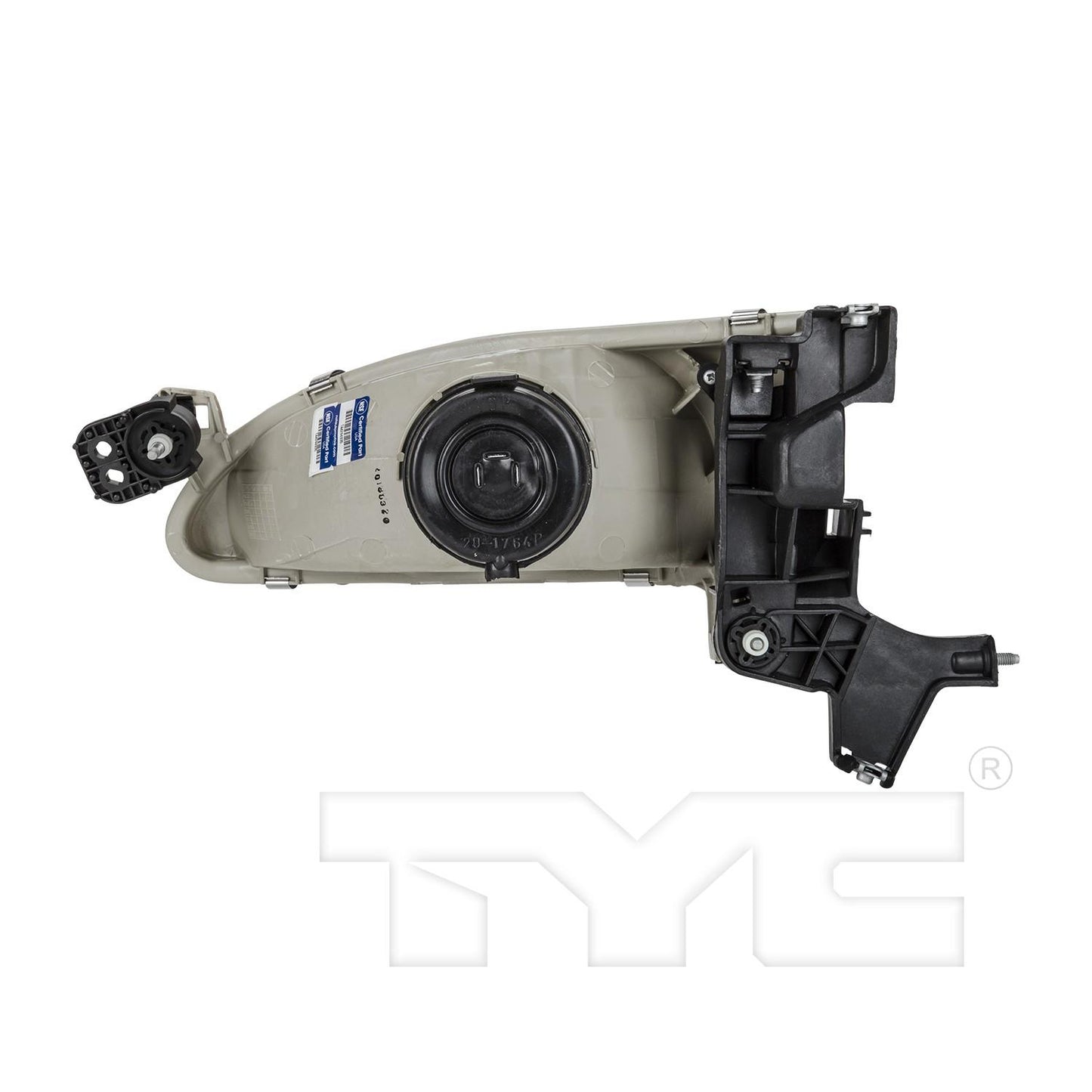 Back View of Right Headlight Assembly TYC 20-5219-00