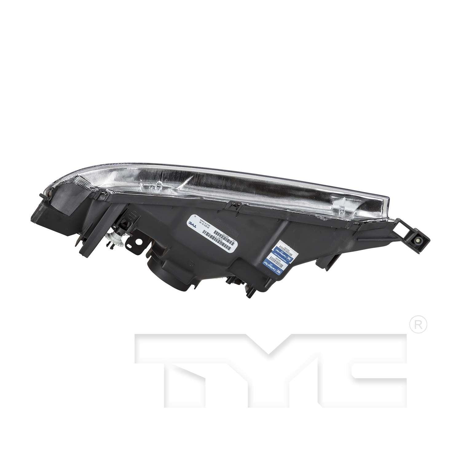 Bottom View of Right Headlight Assembly TYC 20-5231-01-9