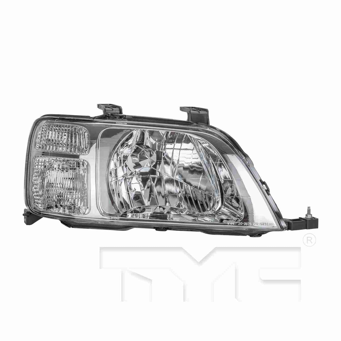 Front View of Right Headlight Assembly TYC 20-5231-01