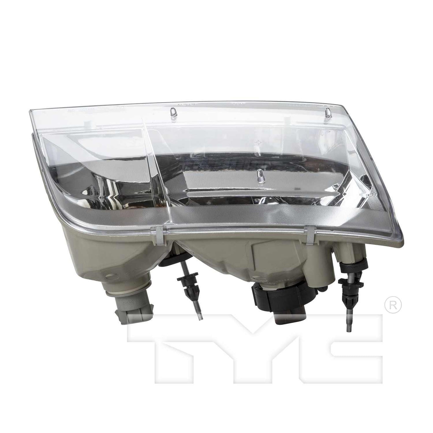 Top View of Right Headlight Assembly TYC 20-5233-90