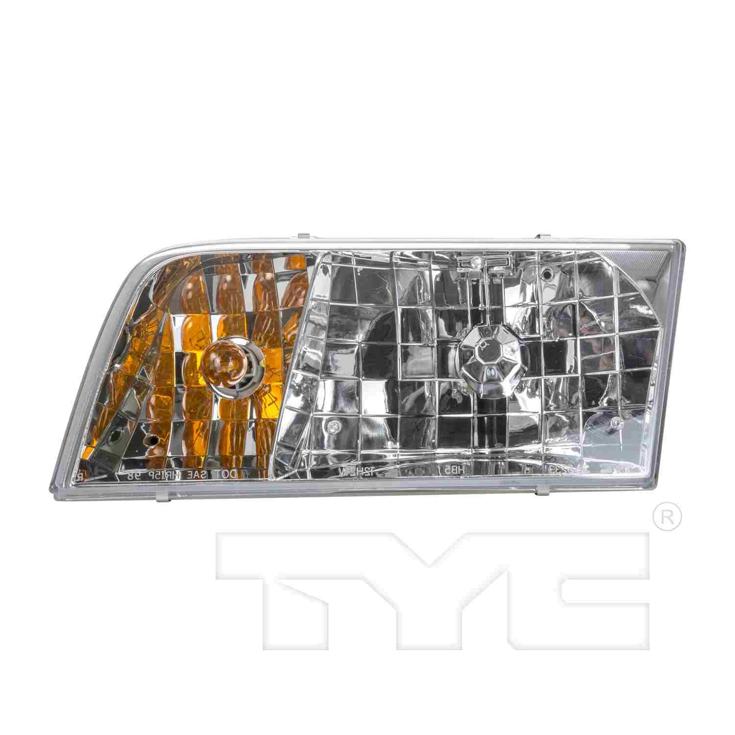 Front View of Left Headlight Assembly TYC 20-5234-90