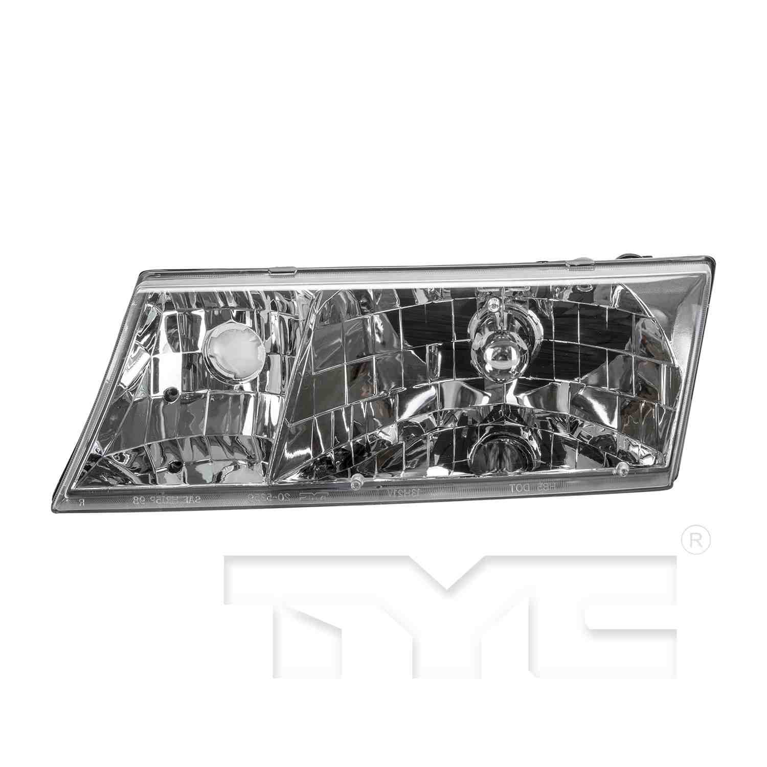 Front View of Left Headlight Assembly TYC 20-5360-00