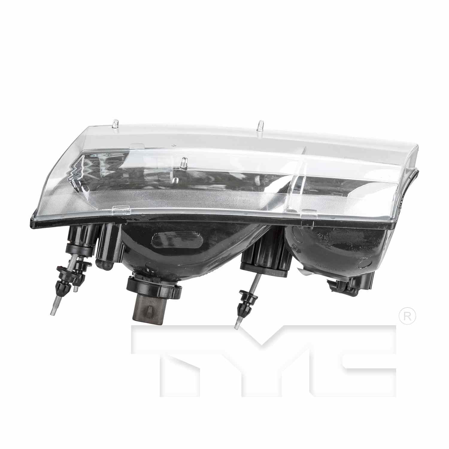 Top View of Left Headlight Assembly TYC 20-5360-00