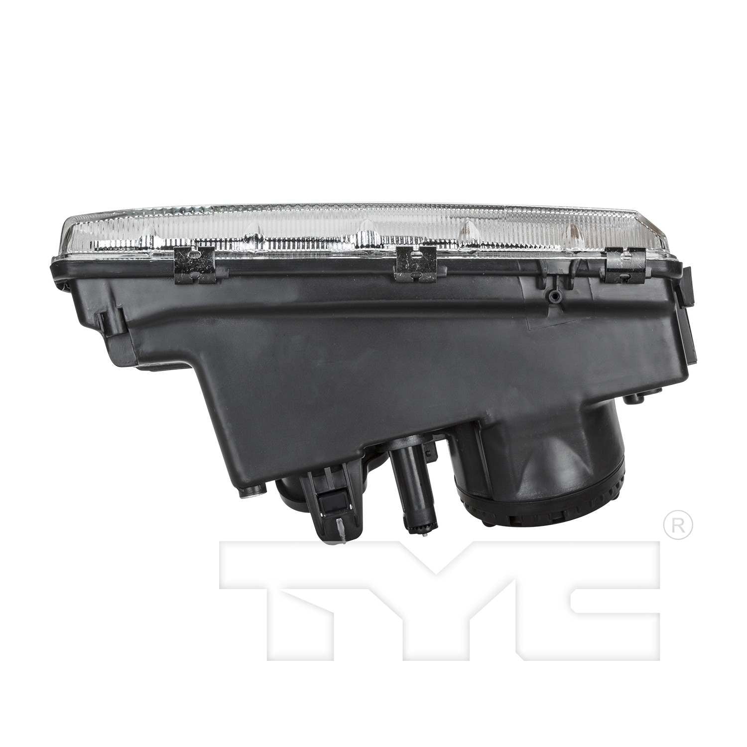 Bottom View of Left Headlight Assembly TYC 20-5410-00