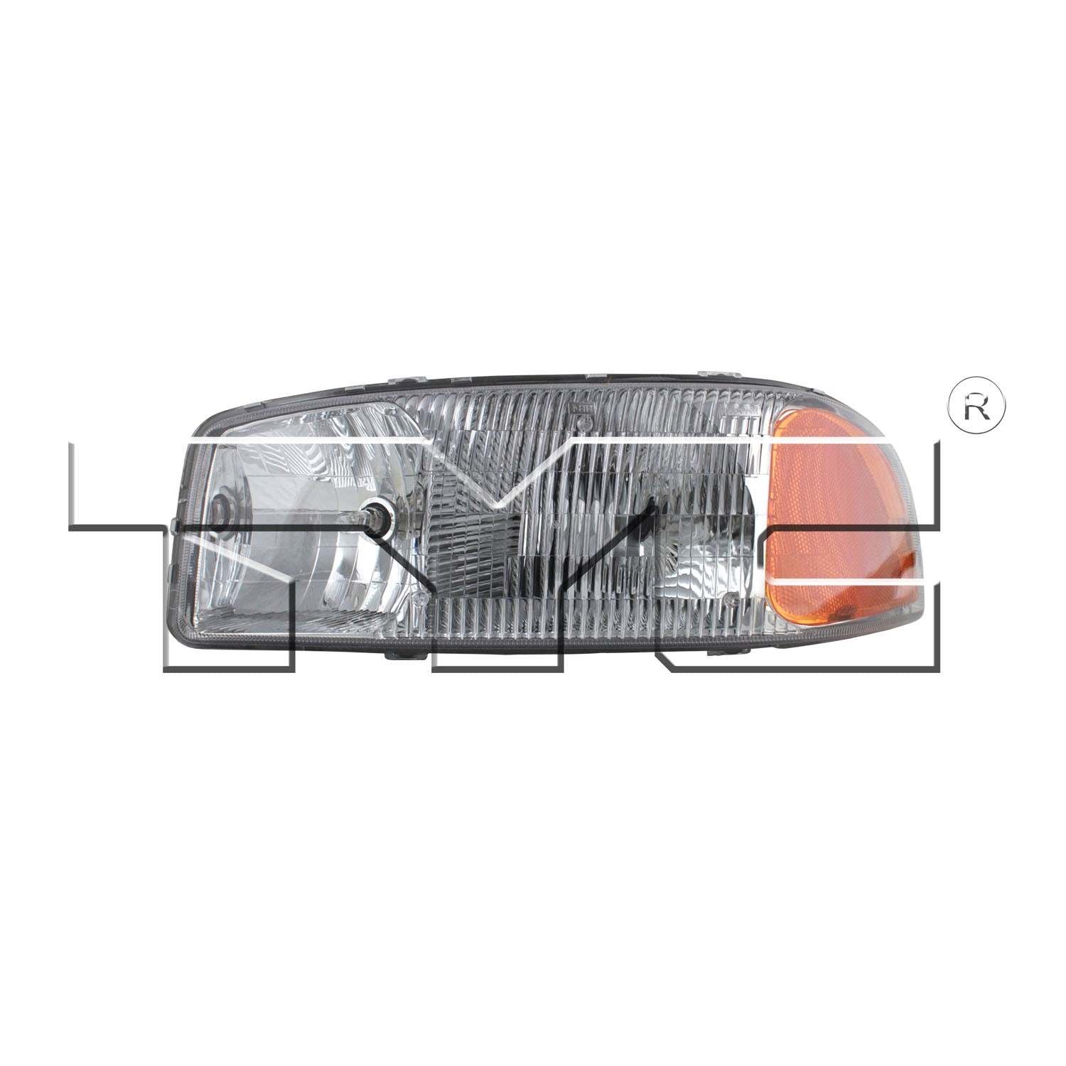 Front View of Left Headlight Assembly TYC 20-5568-00