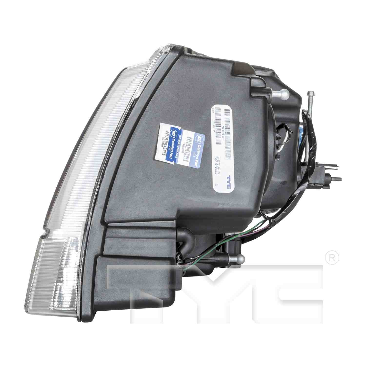 Angle View of Right Headlight Assembly TYC 20-5575-90-9