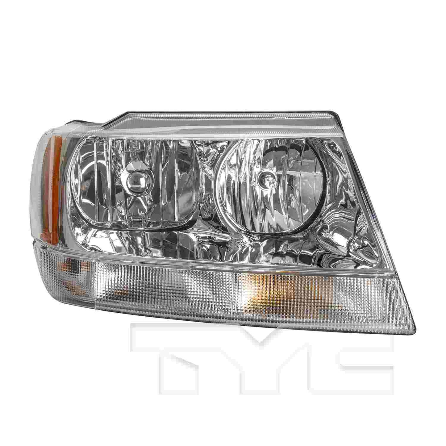 Front View of Right Headlight Assembly TYC 20-5575-90-9