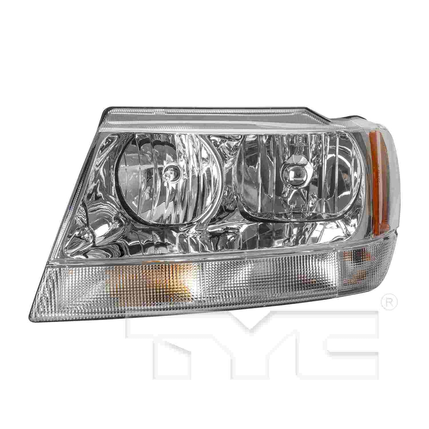 Front View of Left Headlight Assembly TYC 20-5576-90-9