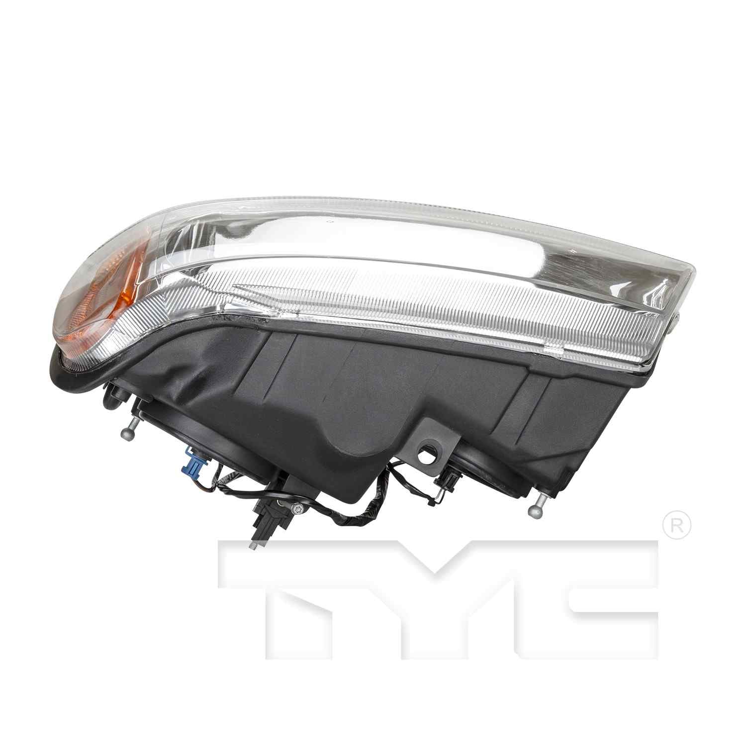 Top View of Left Headlight Assembly TYC 20-5576-90-9