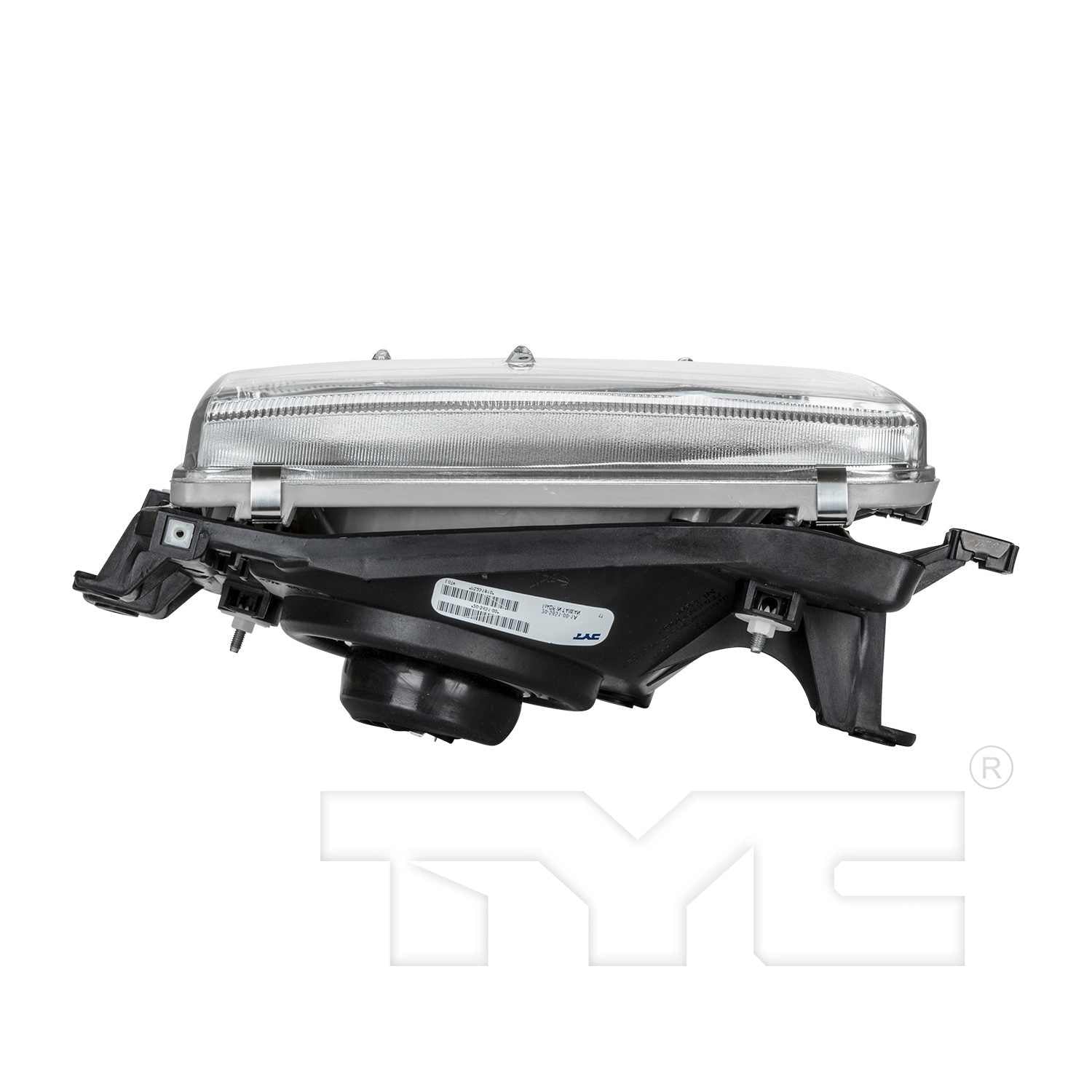 Top View of Left Headlight Assembly TYC 20-5652-00