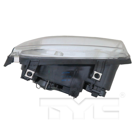 Top View of Left Headlight Assembly TYC 20-5654-70