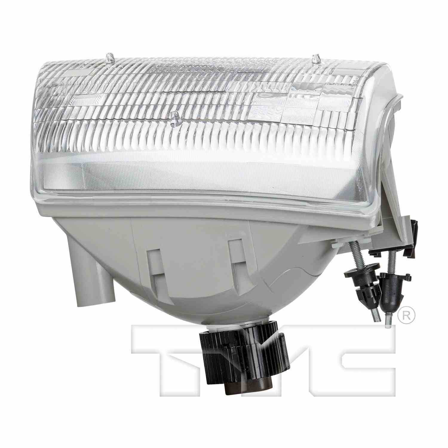 Top View of Right Headlight Assembly TYC 20-5655-00