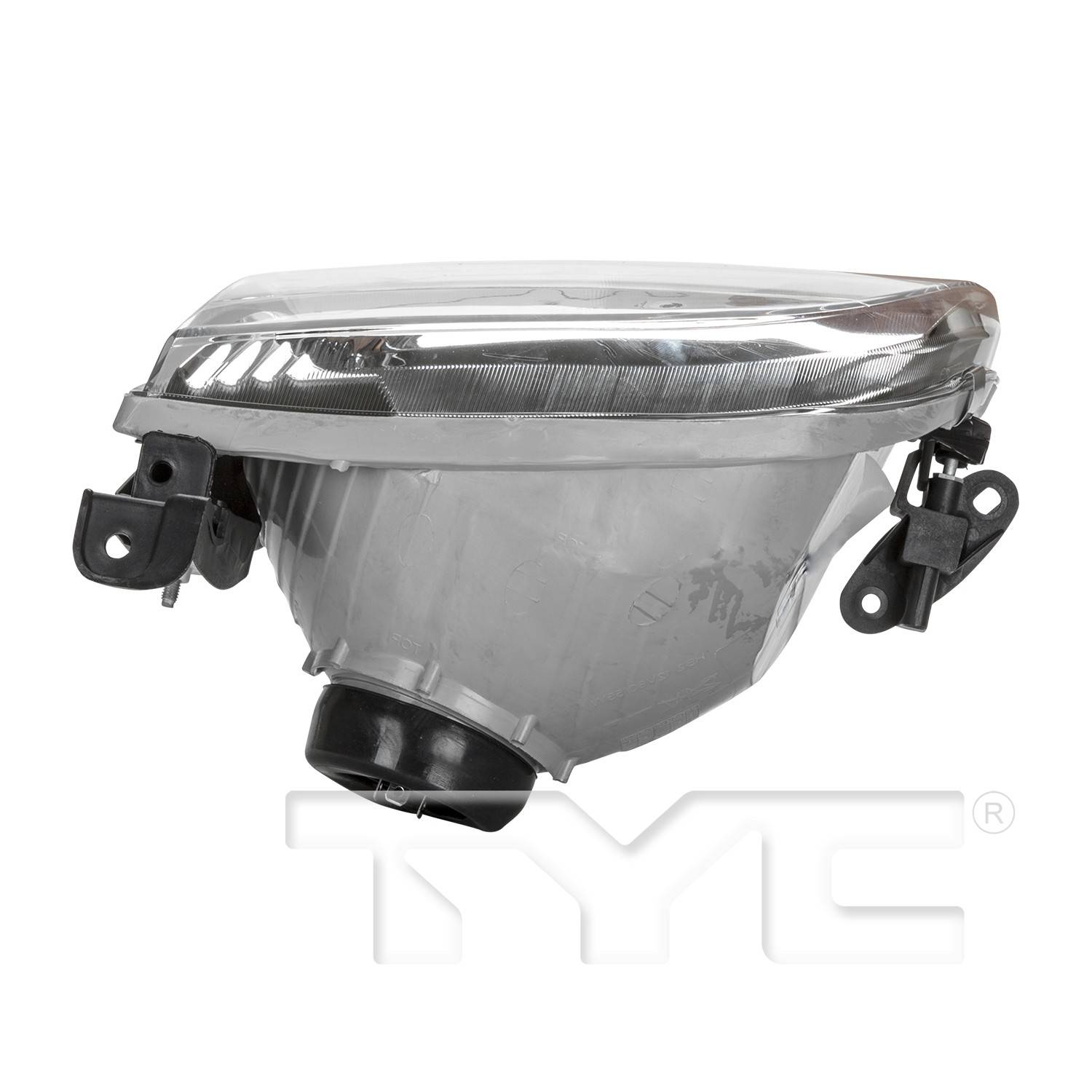 Top View of Left Headlight Assembly TYC 20-5768-00-9