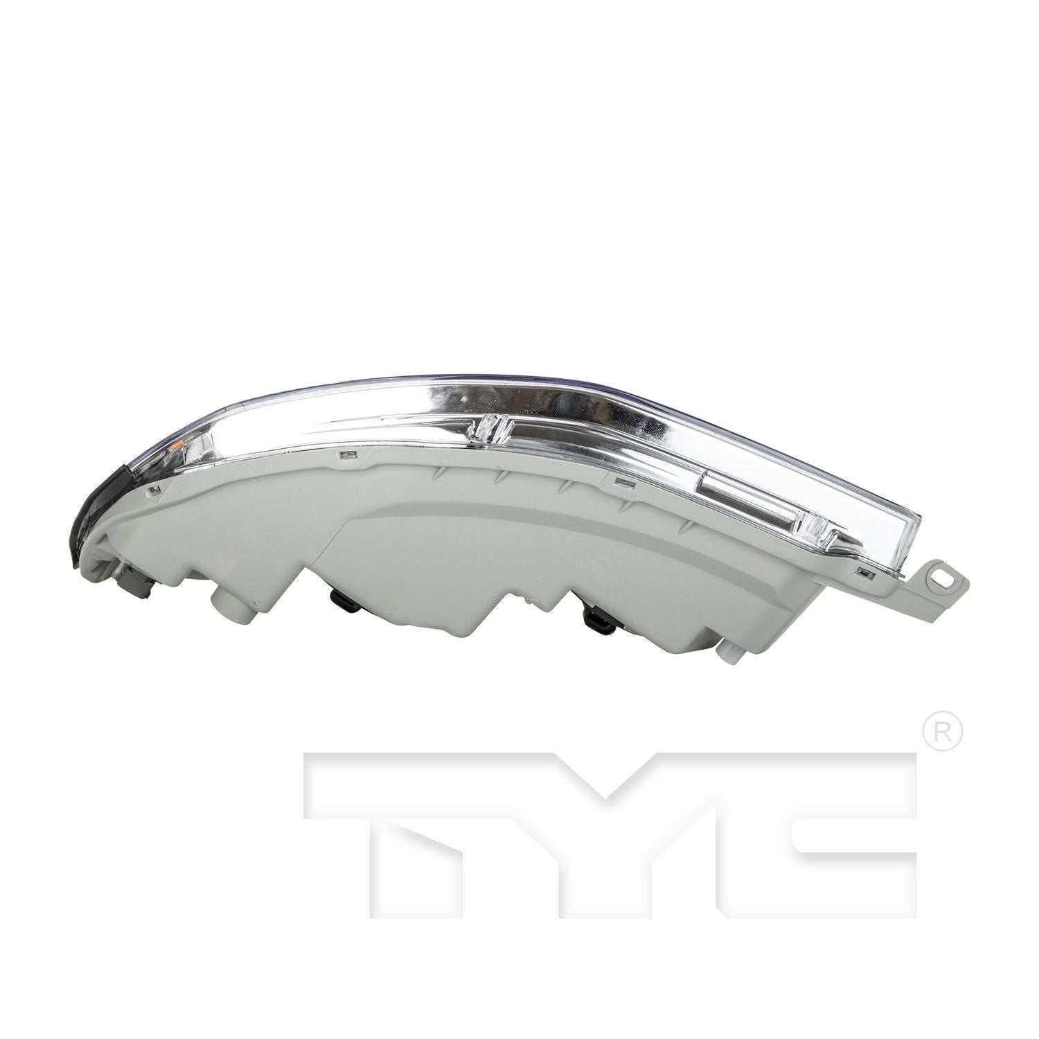 Bottom View of Right Headlight Assembly TYC 20-5853-00