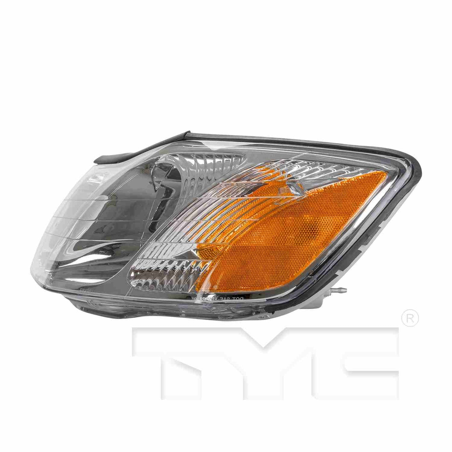 Side View of Left Headlight Assembly TYC 20-5854-00