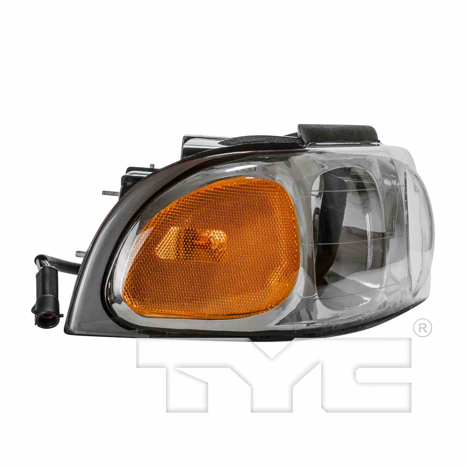 Side View of Right Headlight Assembly TYC 20-5877-00