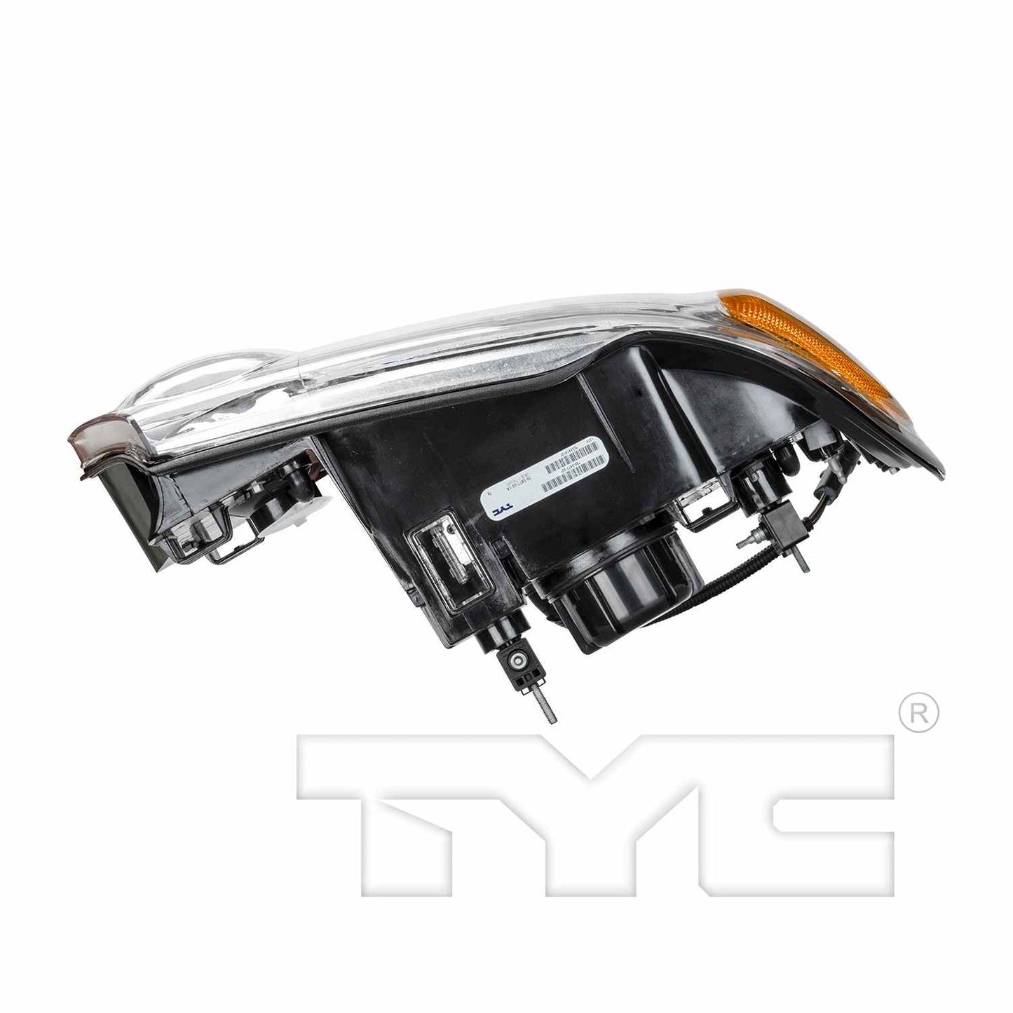 Top View of Right Headlight Assembly TYC 20-5877-00