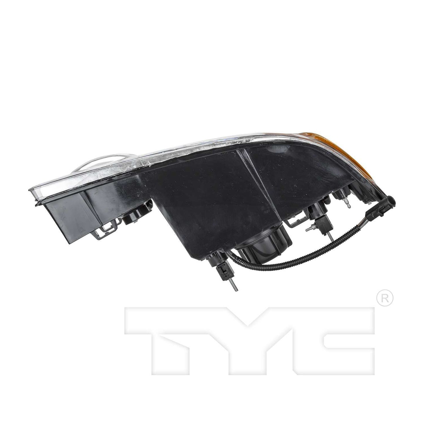 Bottom View of Left Headlight Assembly TYC 20-5878-00