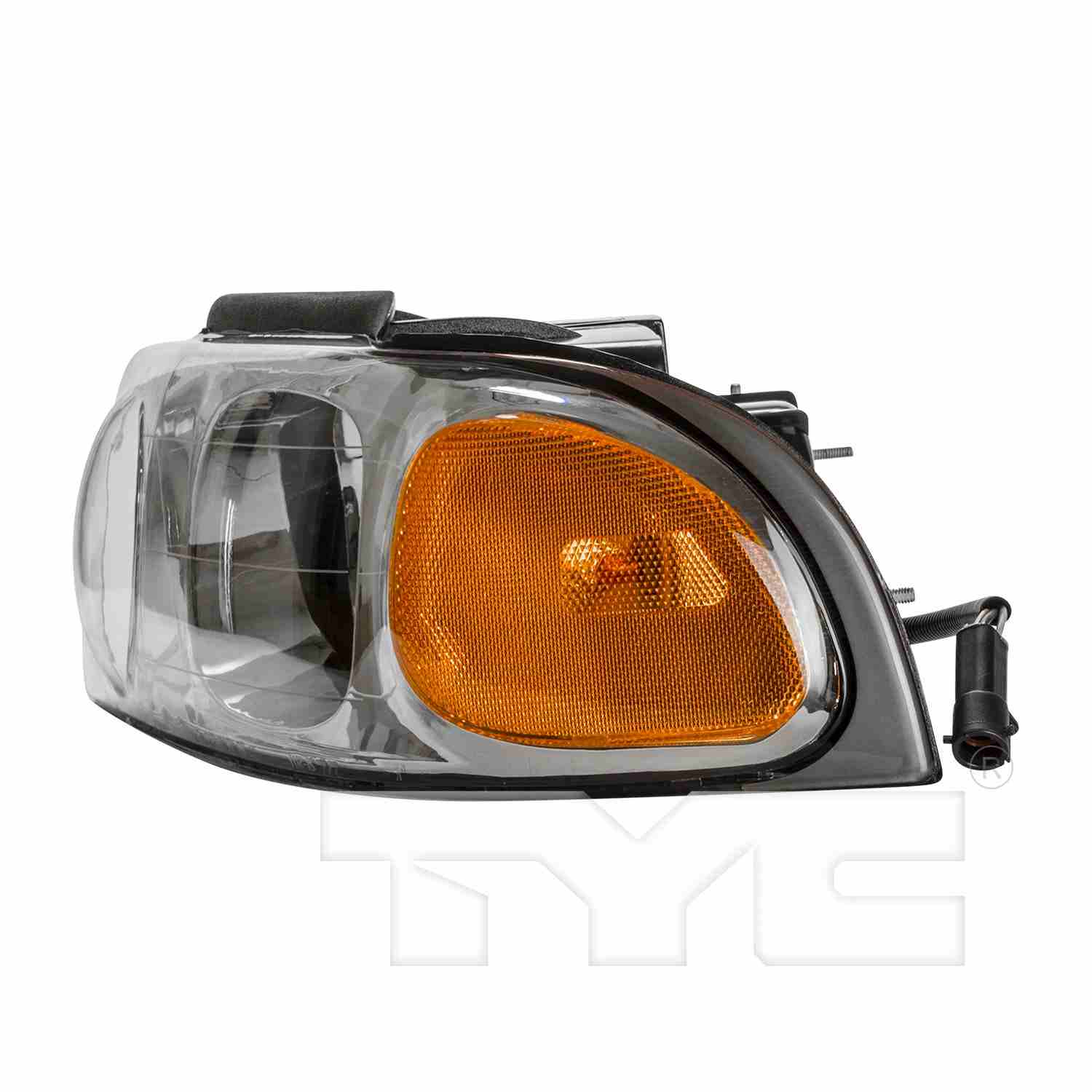 Side View of Left Headlight Assembly TYC 20-5878-00