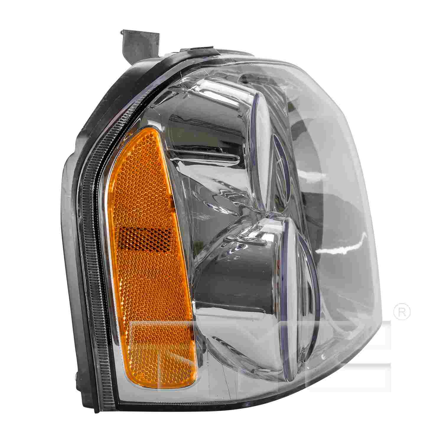 Side View of Right Headlight Assembly TYC 20-5963-00