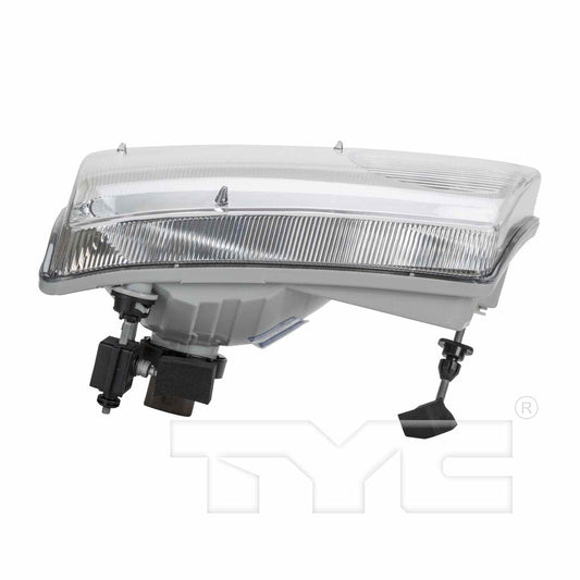 Top View of Left Headlight Assembly TYC 20-6014-00