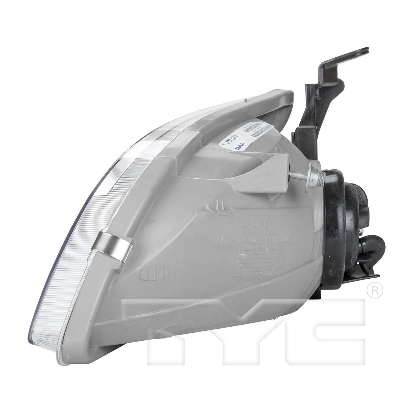 Angle View of Right Headlight Assembly TYC 20-6017-00