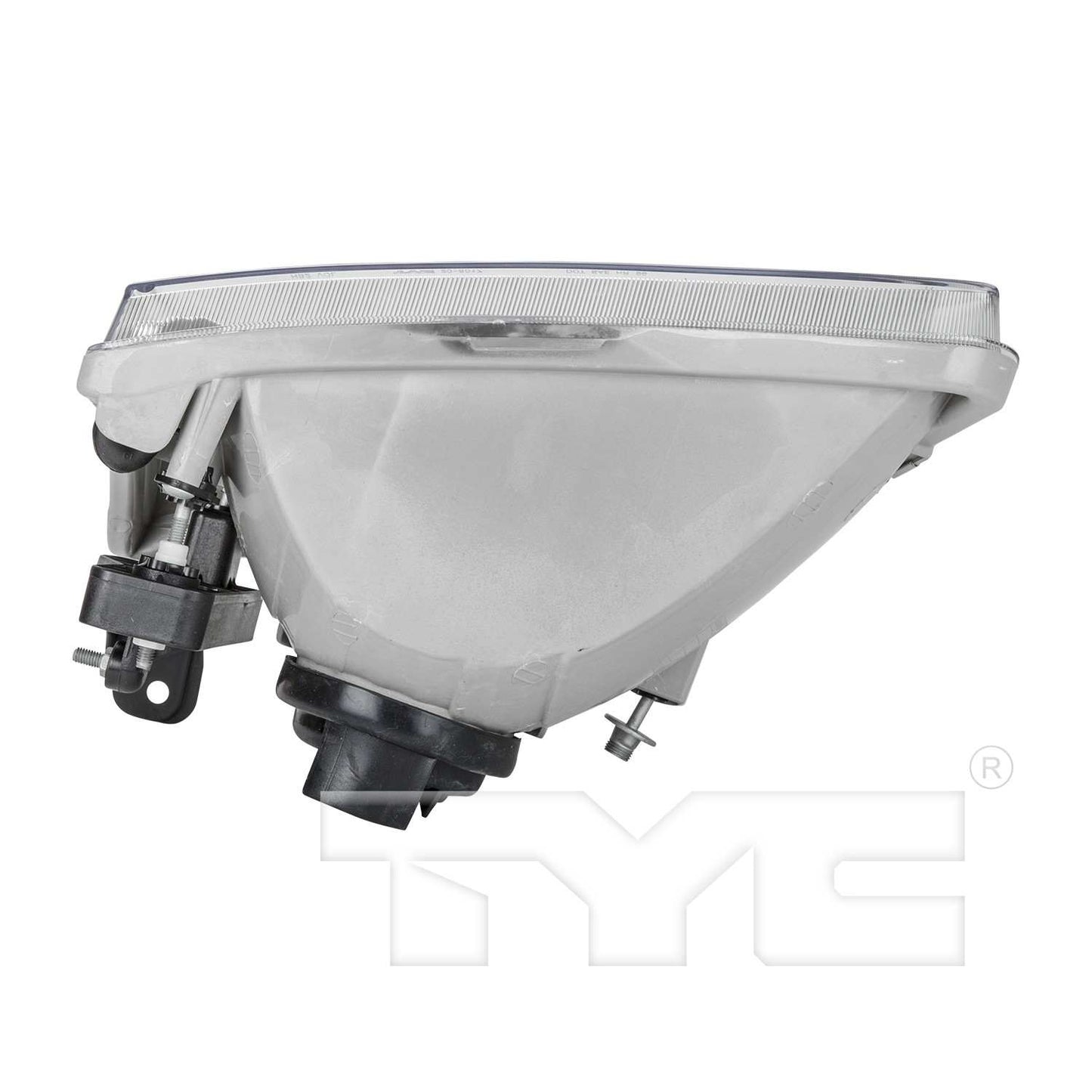 Bottom View of Right Headlight Assembly TYC 20-6017-00