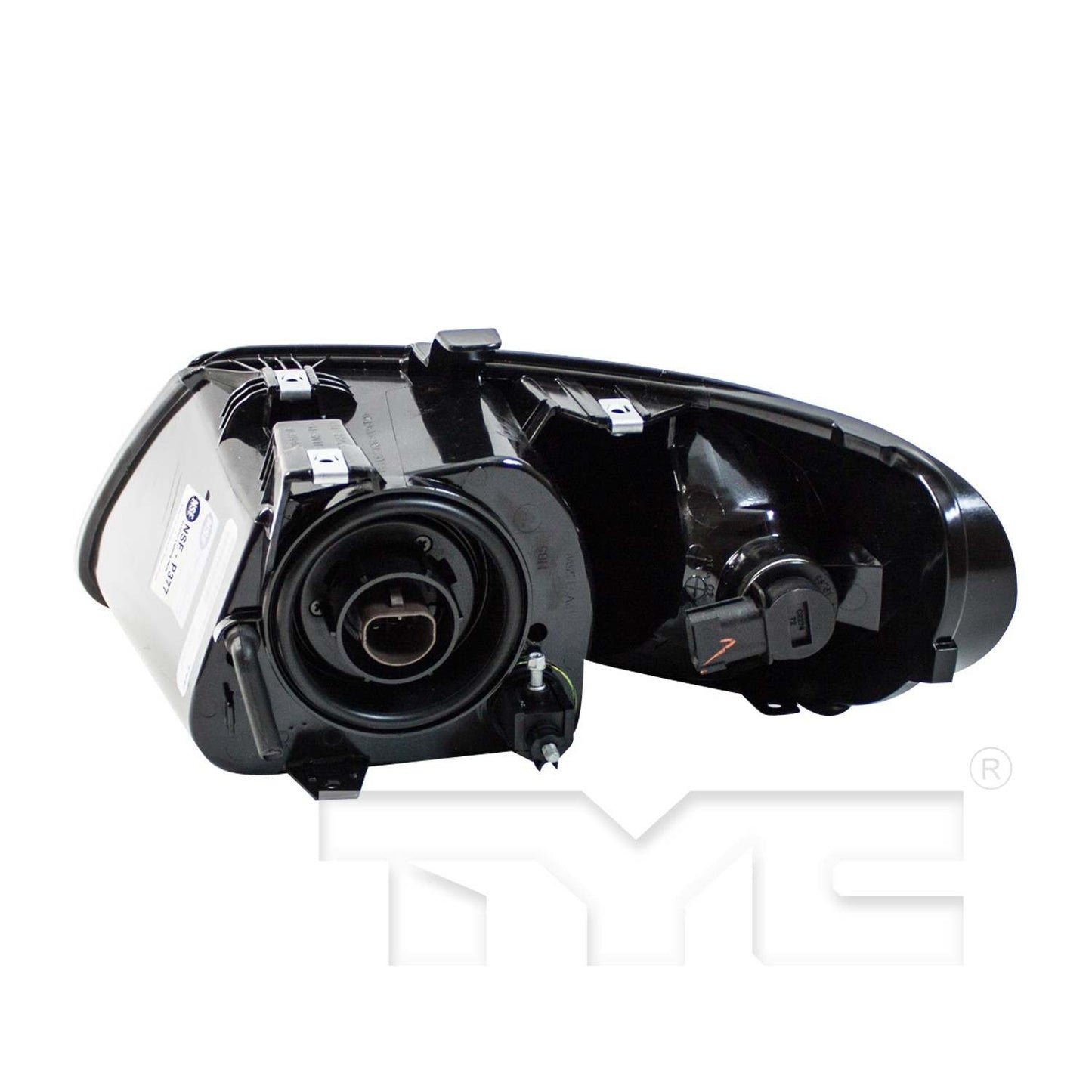 Back View of Right Headlight Assembly TYC 20-6021-00