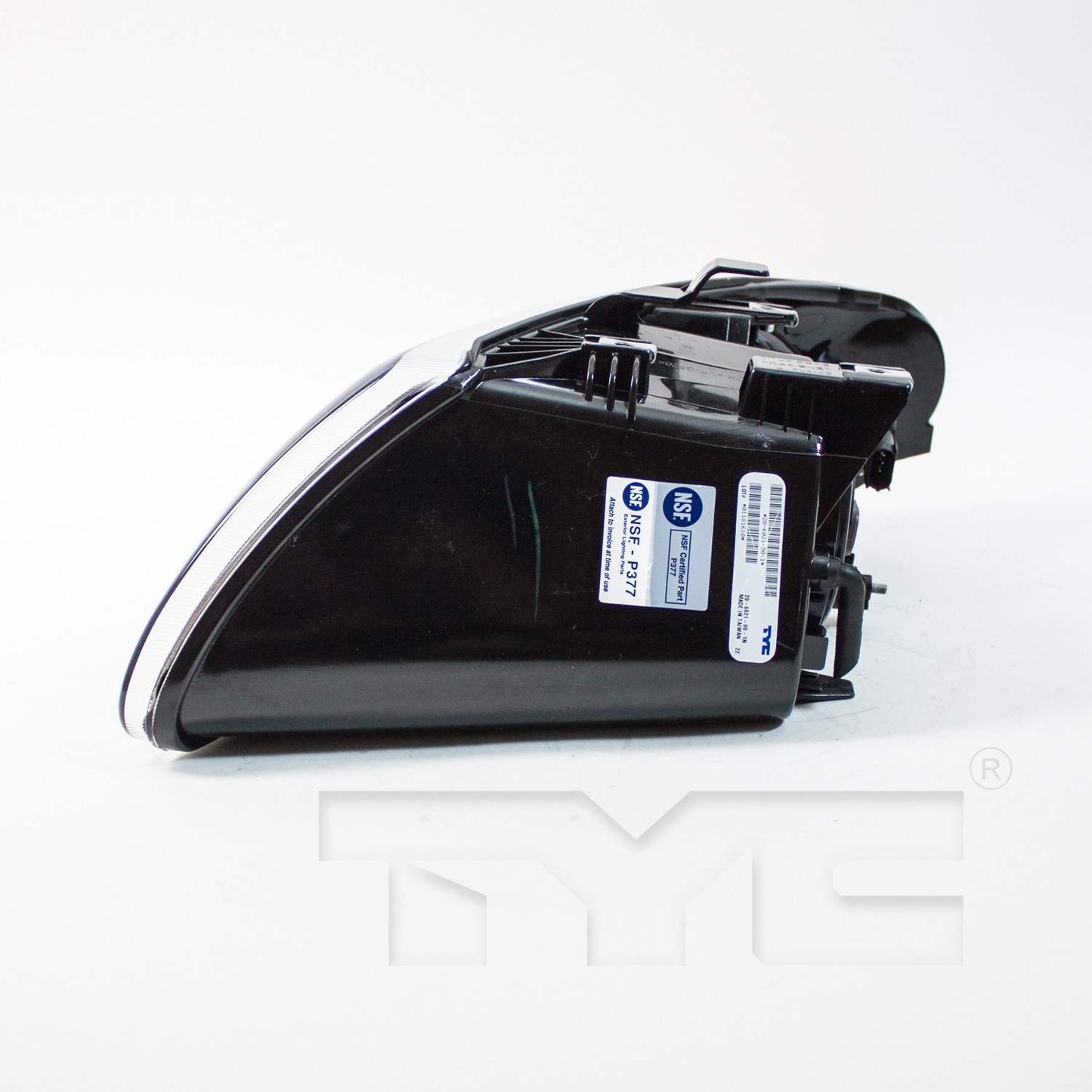 Side View of Right Headlight Assembly TYC 20-6021-00