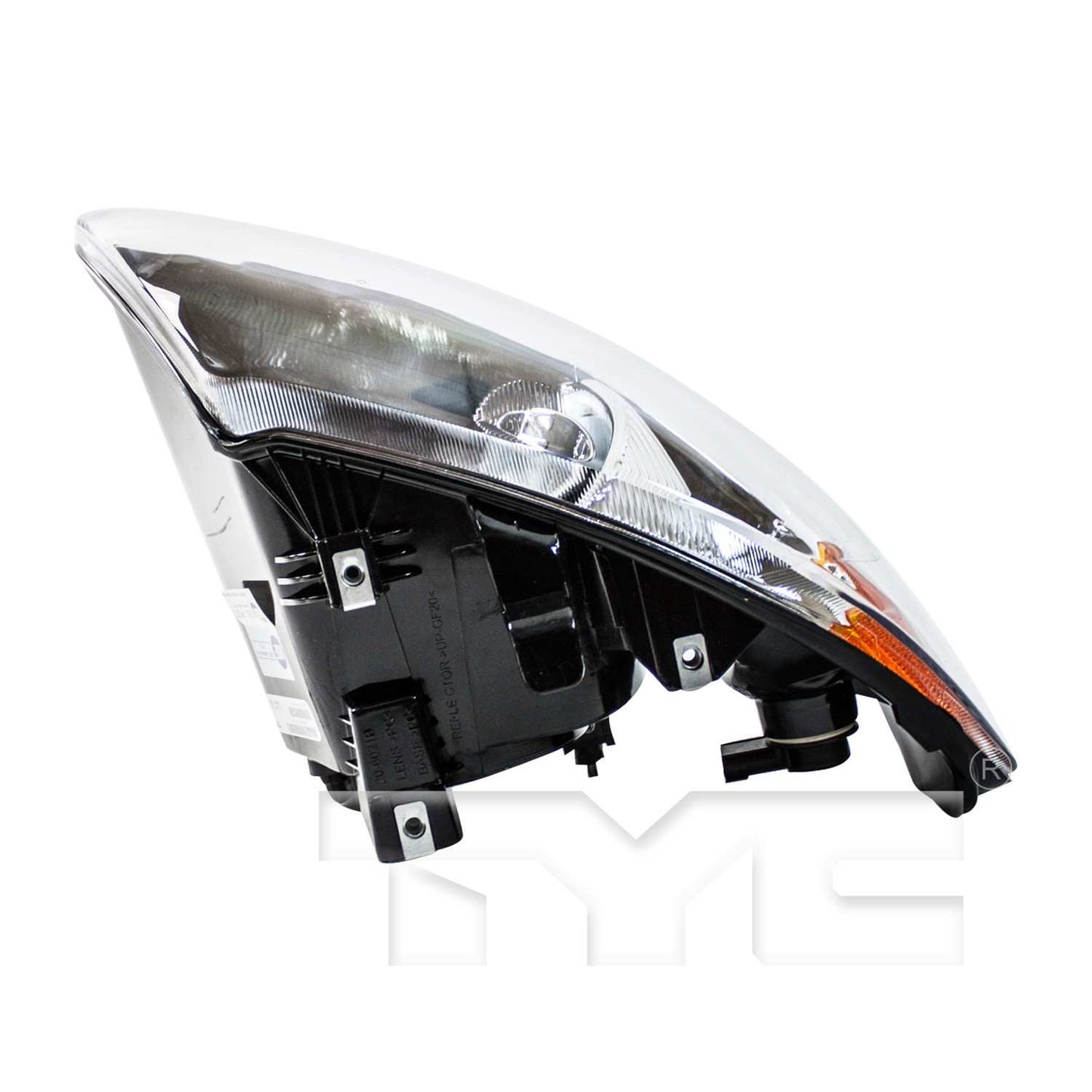 Top View of Right Headlight Assembly TYC 20-6021-00