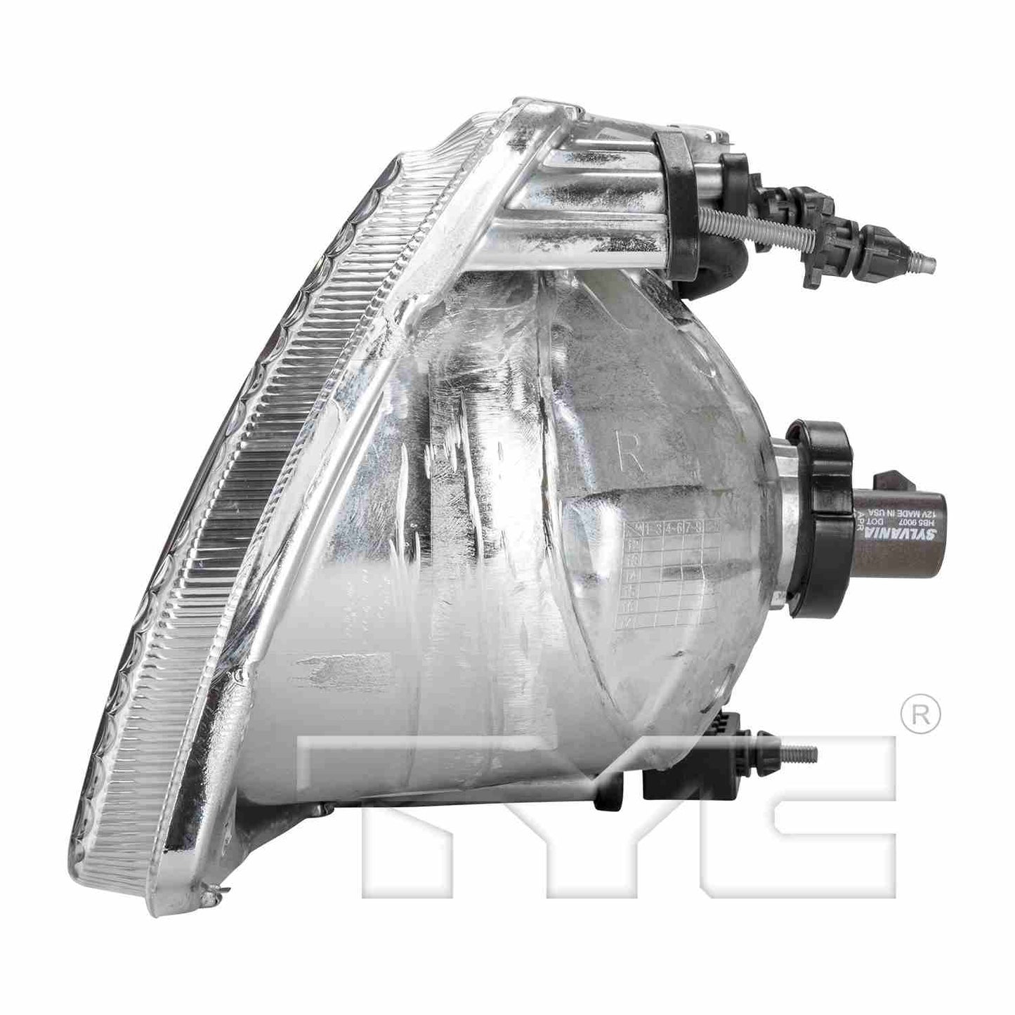 Angle View of Right Headlight Assembly TYC 20-6059-00