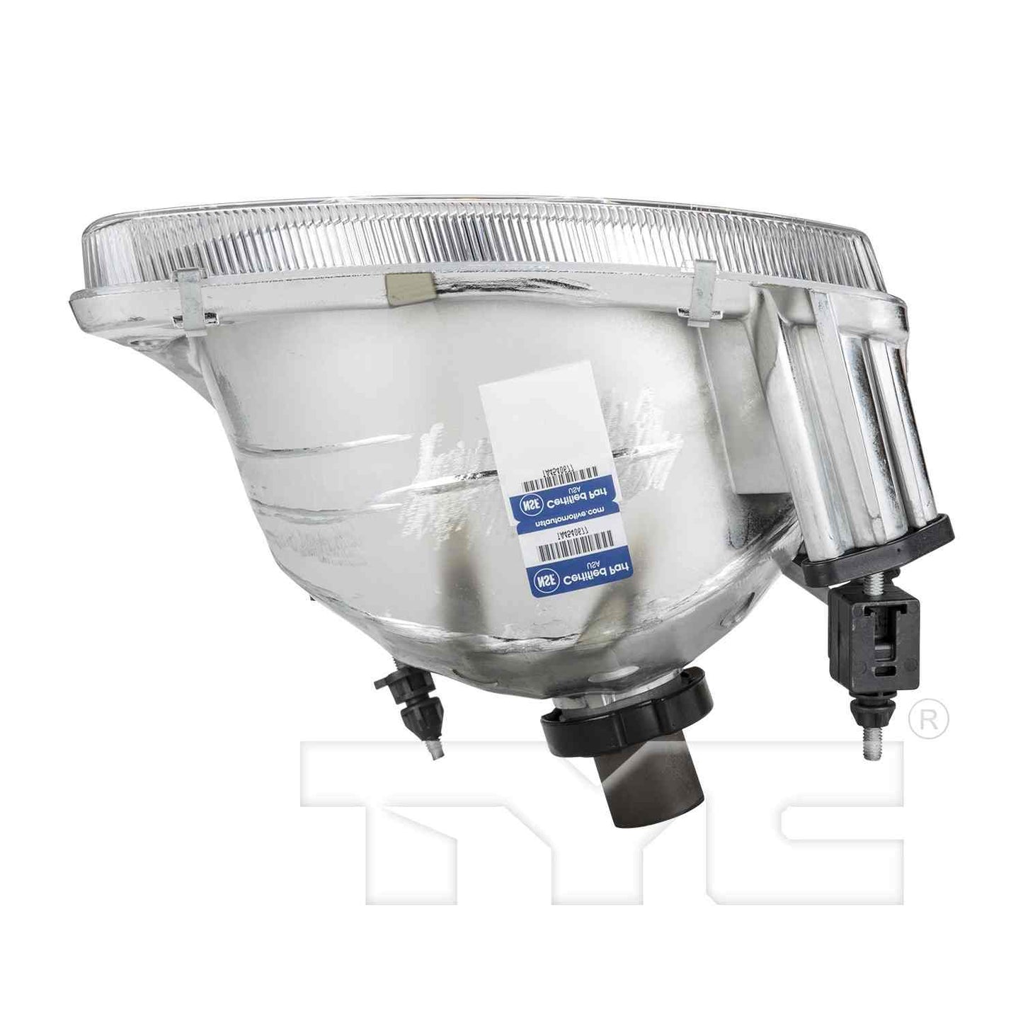 Bottom View of Left Headlight Assembly TYC 20-6060-00