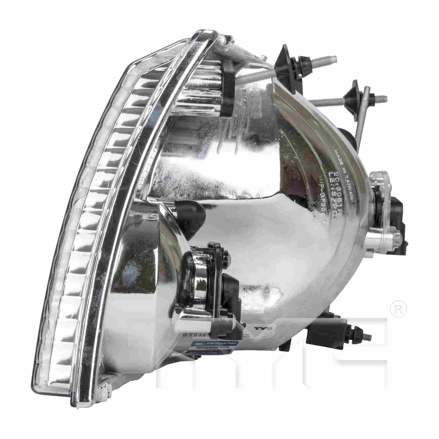 Angle View of Right Headlight Assembly TYC 20-6061-00