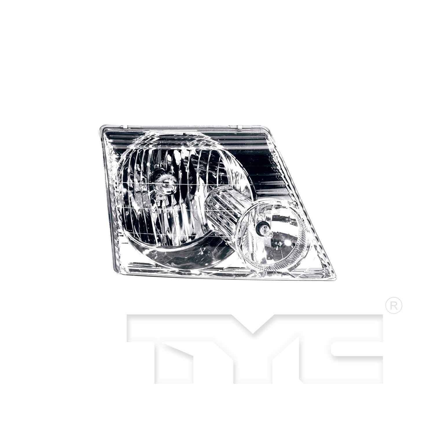 Front View of Right Headlight Assembly TYC 20-6061-00