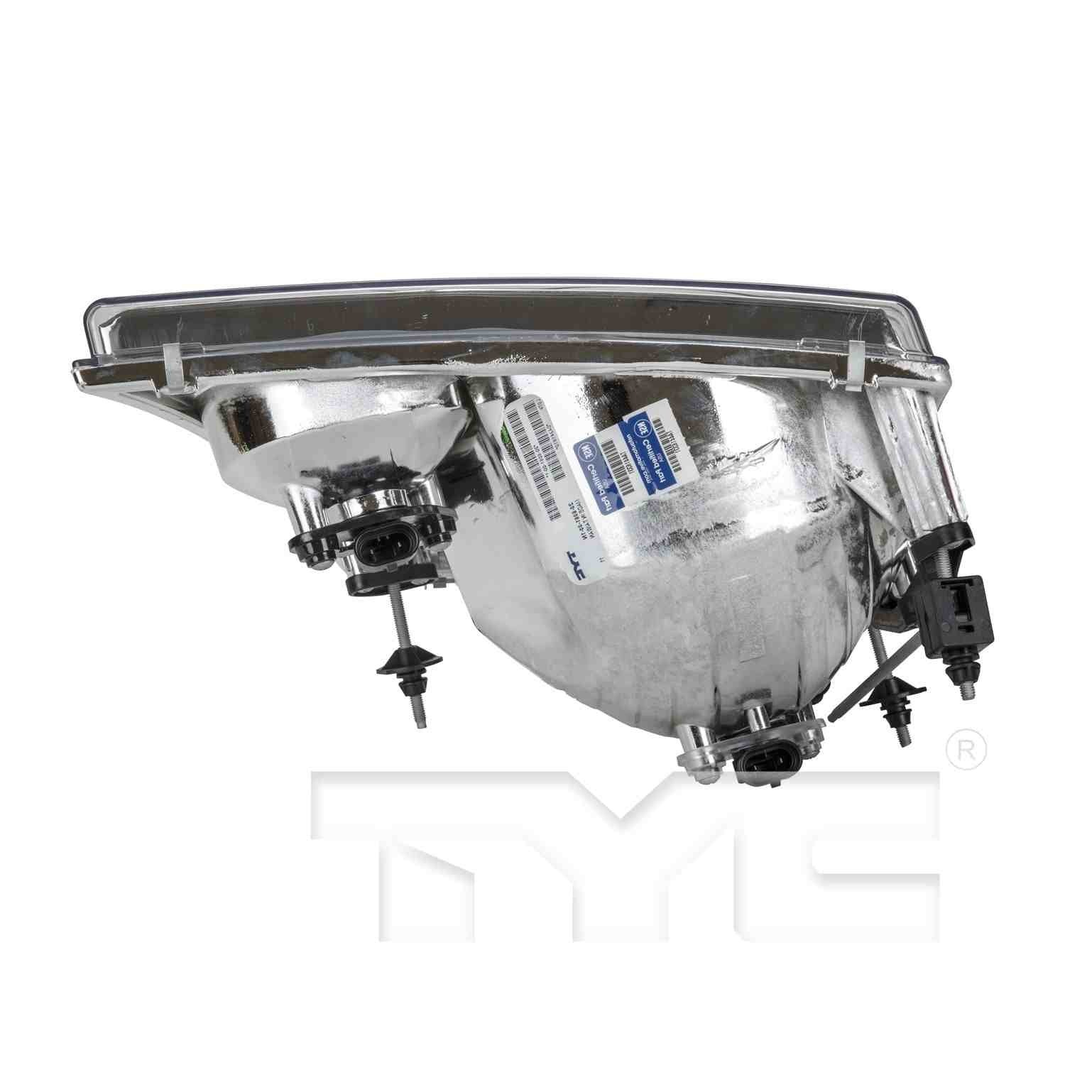 Bottom View of Left Headlight Assembly TYC 20-6062-00