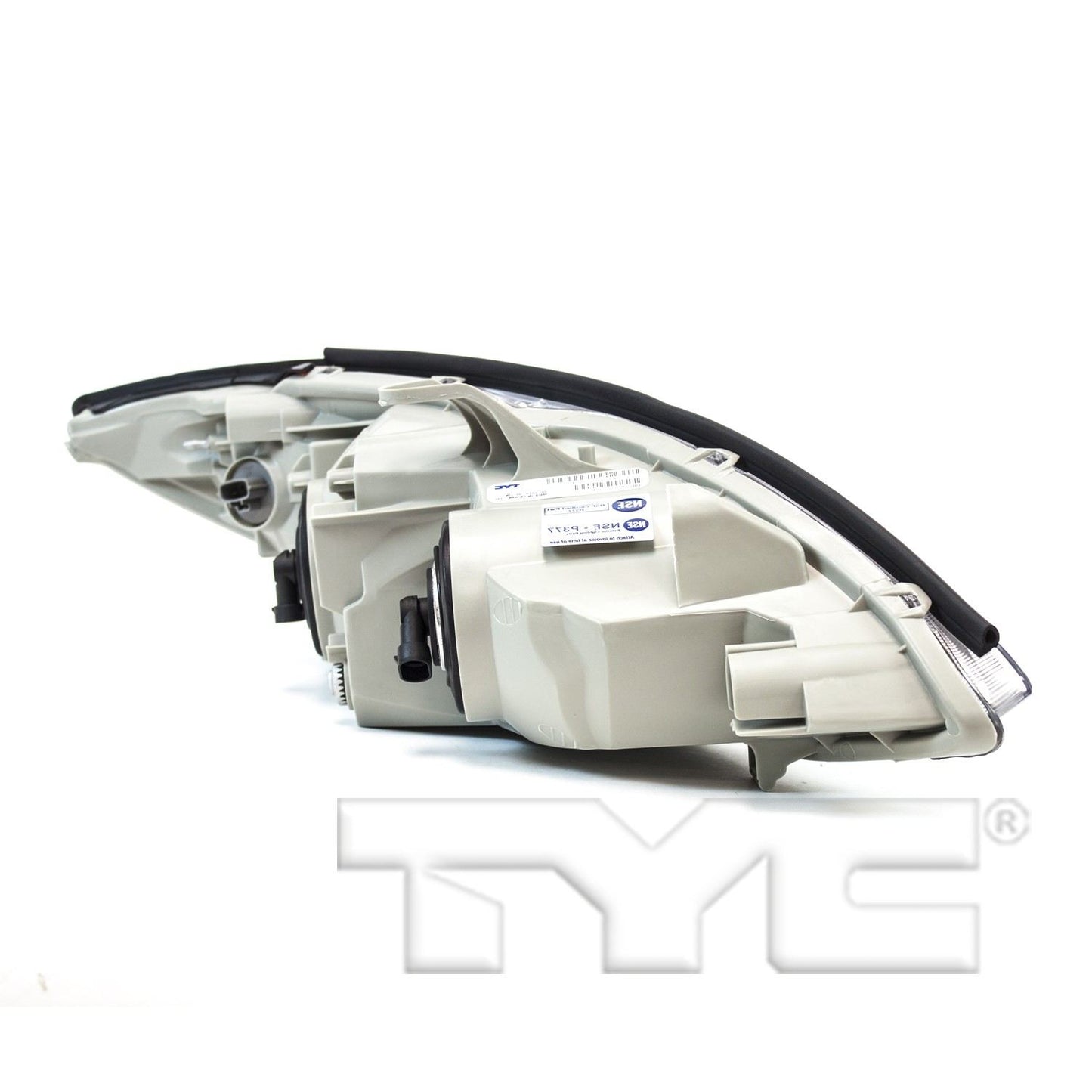 Connector View of Left Headlight Assembly TYC 20-6120-00-9