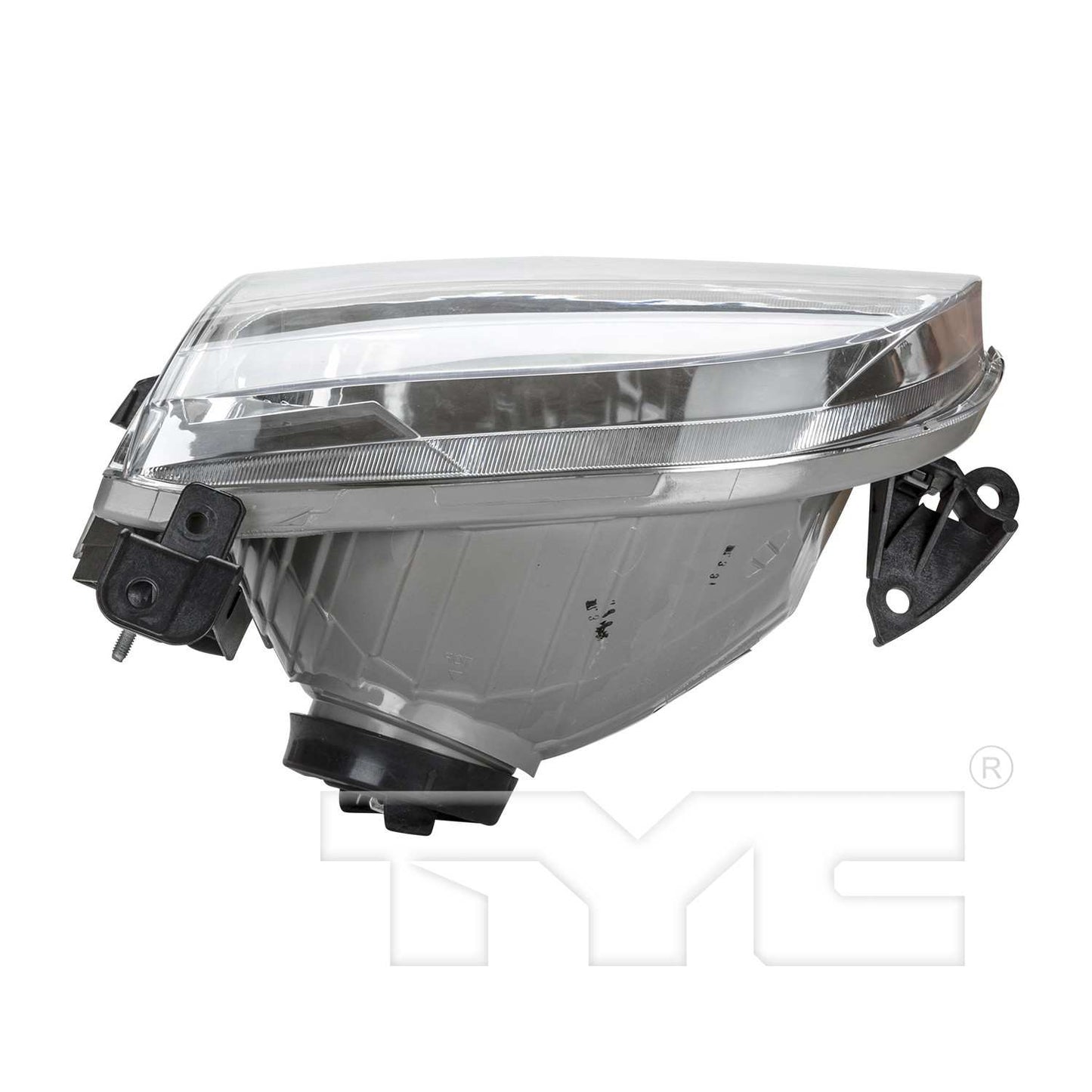 Top View of Left Headlight Assembly TYC 20-6178-00