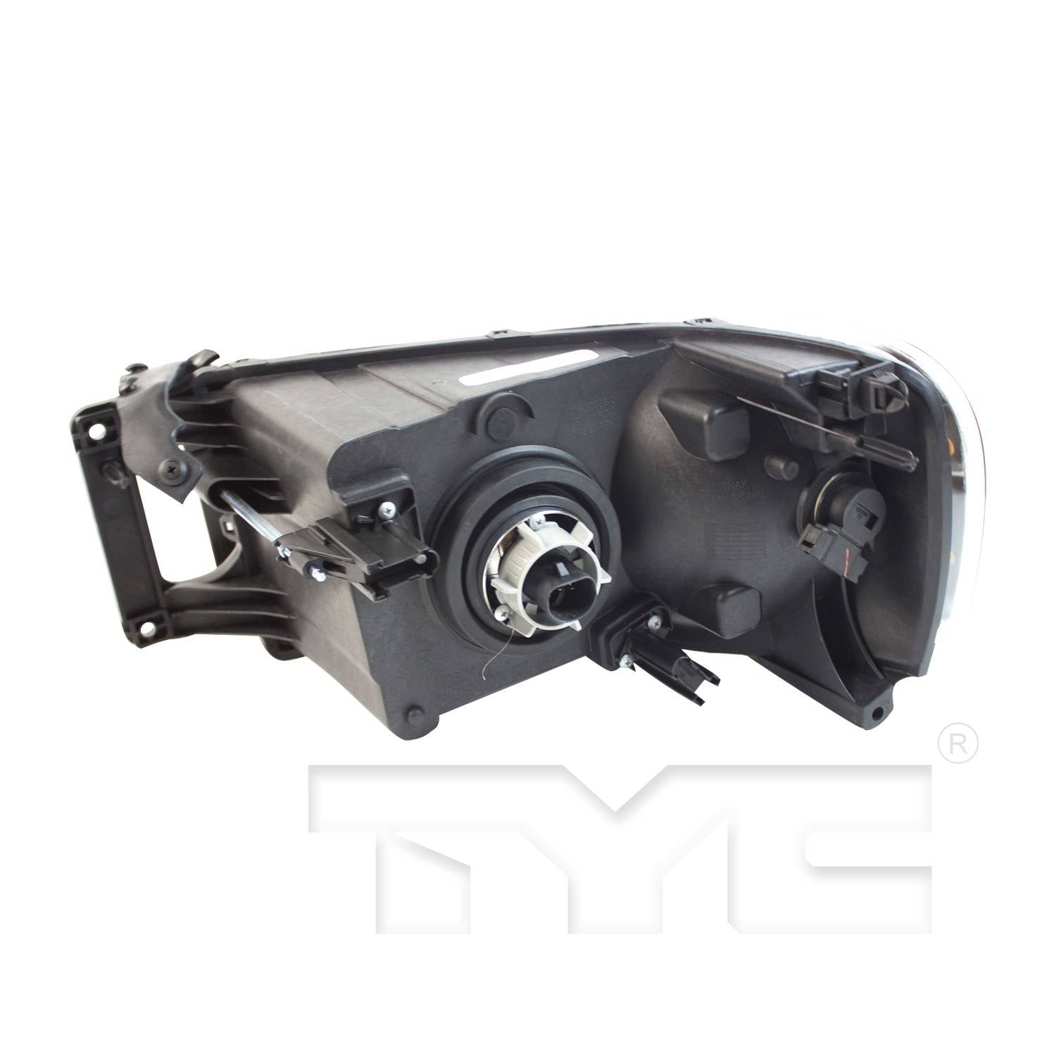 Back View of Right Headlight Assembly TYC 20-6233-00