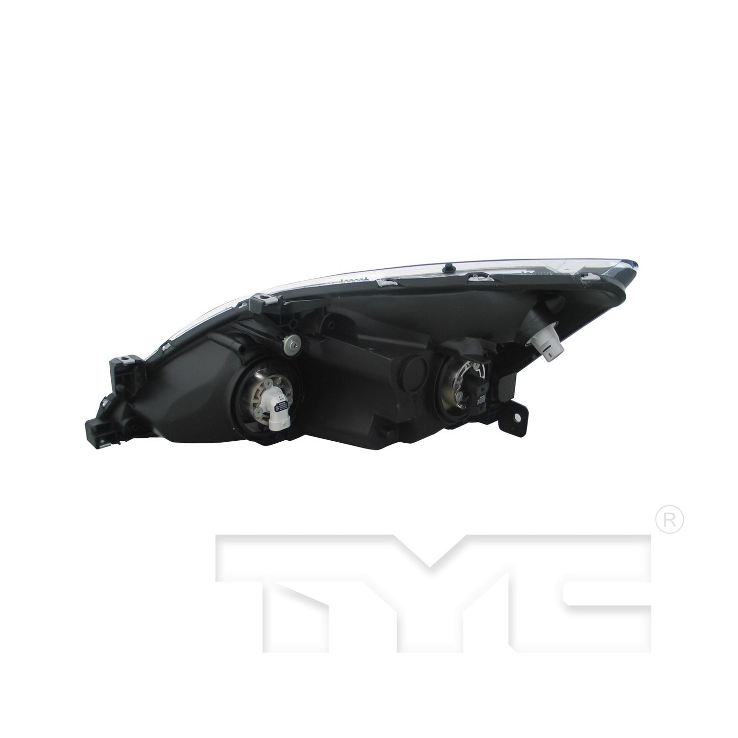 Back View of Right Headlight Assembly TYC 20-6361-00