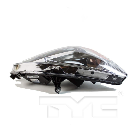 Top View of Right Headlight Assembly TYC 20-6361-00