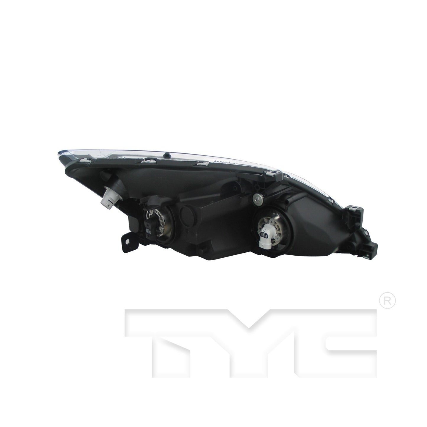 Back View of Left Headlight Assembly TYC 20-6362-00