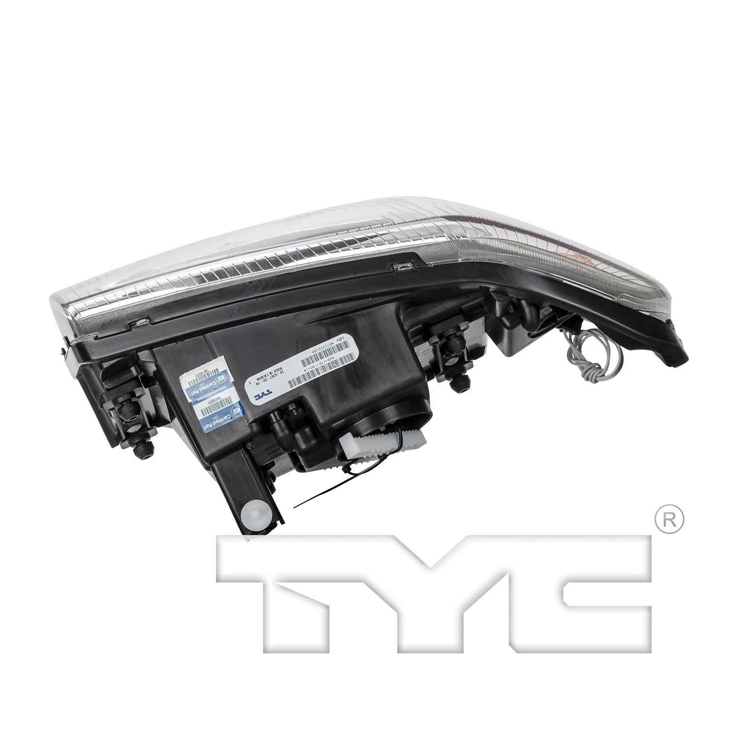 Top View of Right Headlight Assembly TYC 20-6367-00