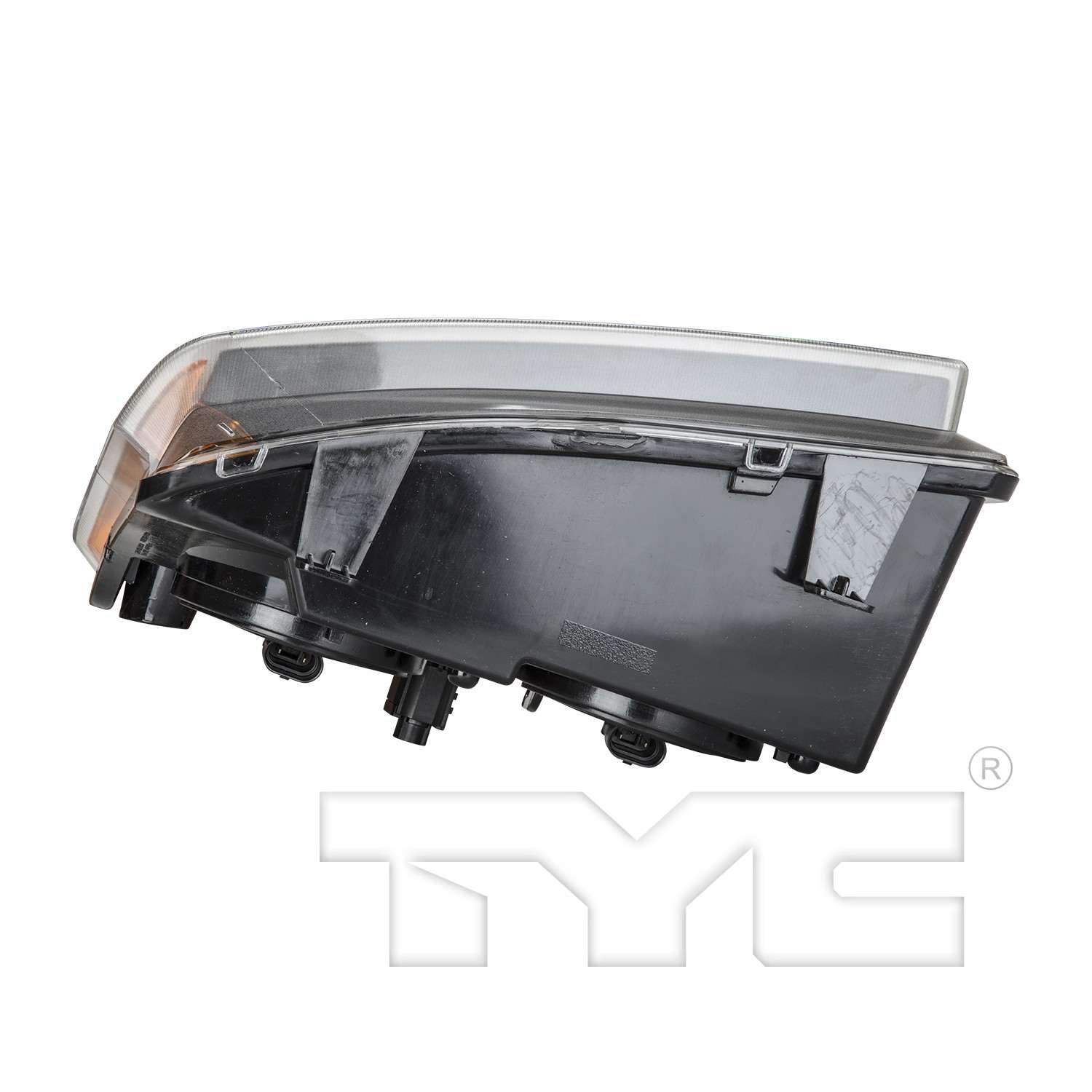 Bottom View of Right Headlight Assembly TYC 20-6385-00