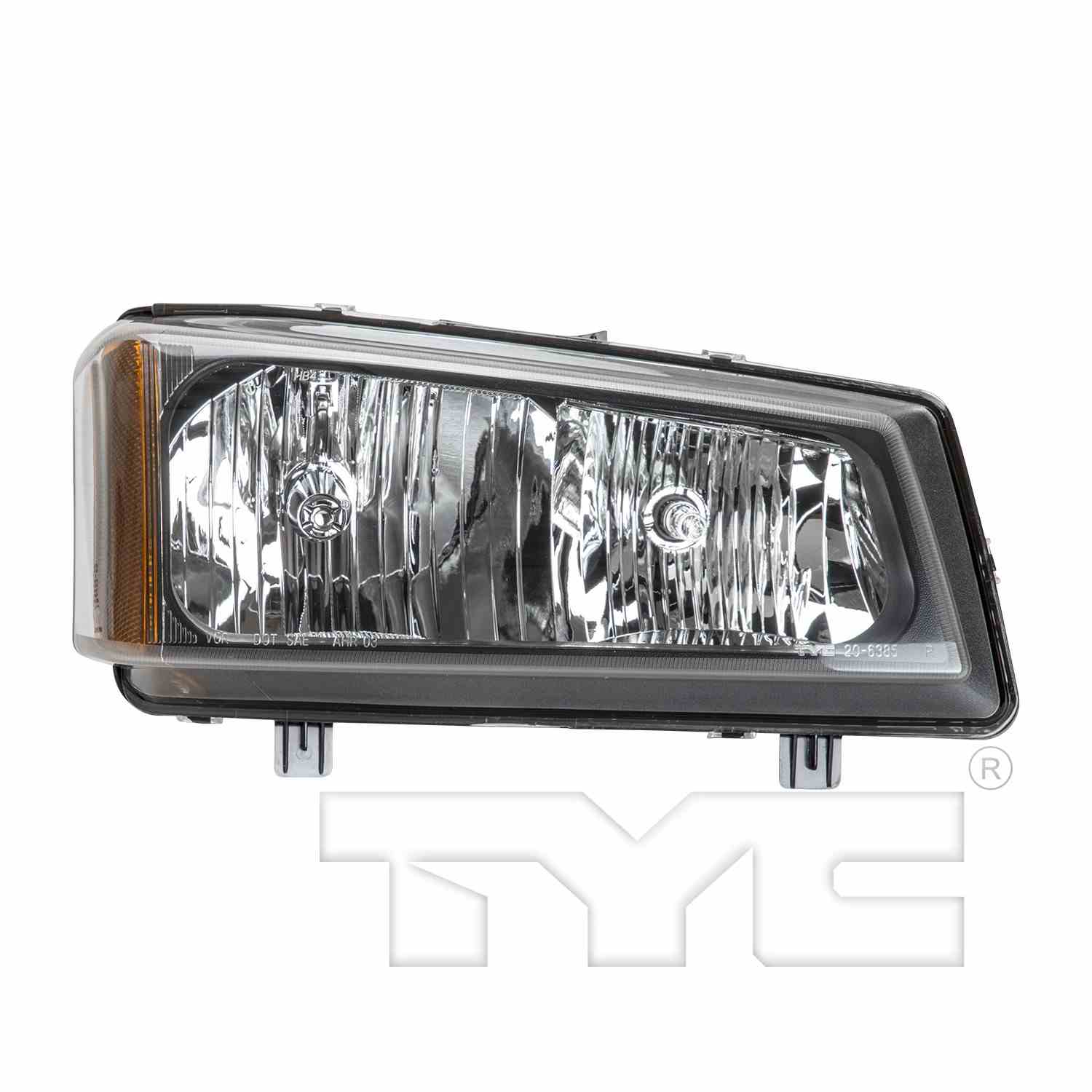 Front View of Right Headlight Assembly TYC 20-6385-00