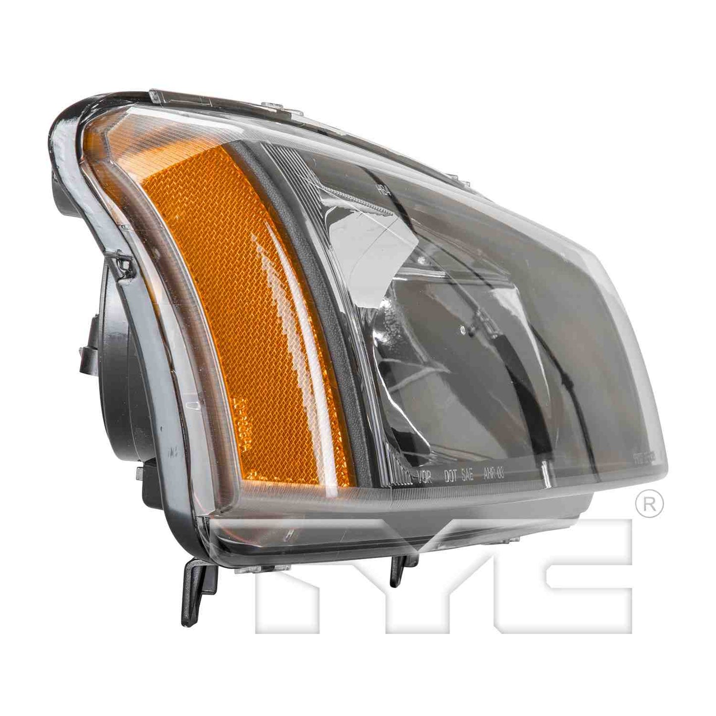 Side View of Right Headlight Assembly TYC 20-6385-00