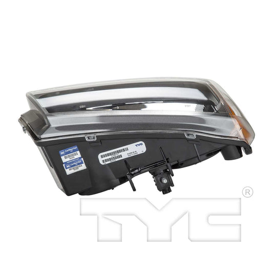 Top View of Right Headlight Assembly TYC 20-6385-00